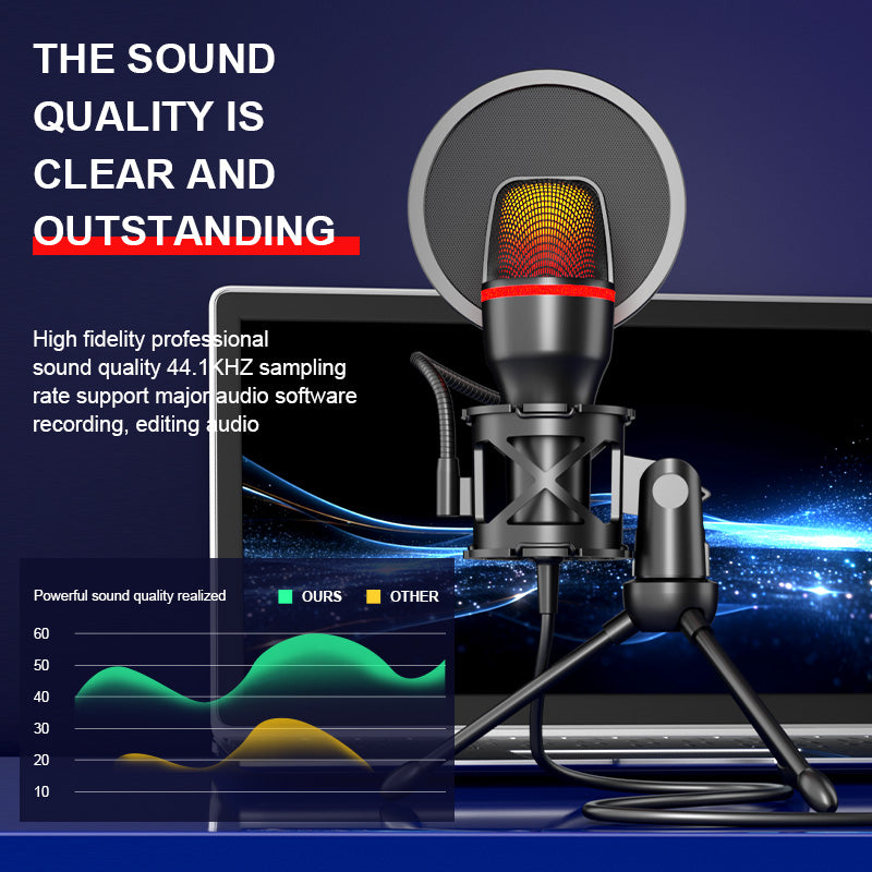 Glisten RGB Gaming Microphone