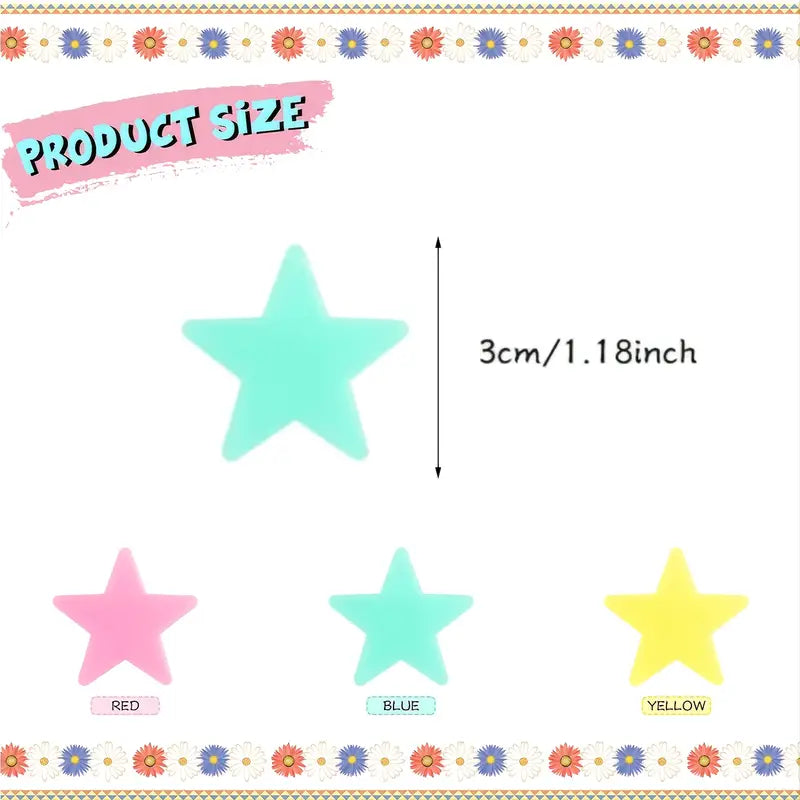 100pcs Glow in the Dark Star Stickers for Bedroom Decor