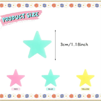 100pcs Glow in the Dark Star Stickers for Bedroom Decor