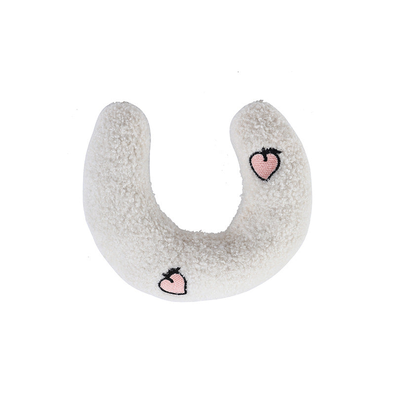 U-Shaped Pillow for Pet Dog Cat Cervical Spine Support