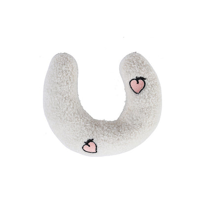U-Shaped Pillow for Pet Dog Cat Cervical Spine Support