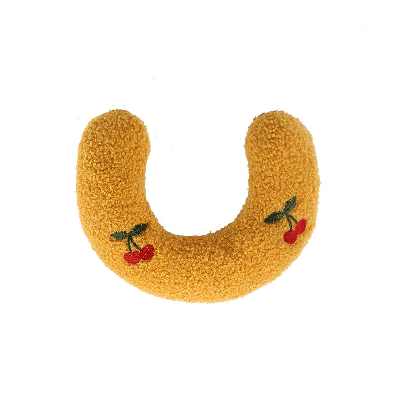U-Shaped Pillow for Pet Dog Cat Cervical Spine Support