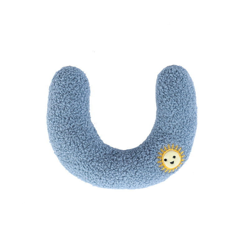 U-Shaped Pillow for Pet Dog Cat Cervical Spine Support