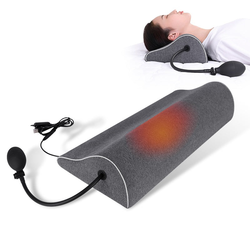 Memory Foam Cervical Spine Pillow with USB Heat Traction