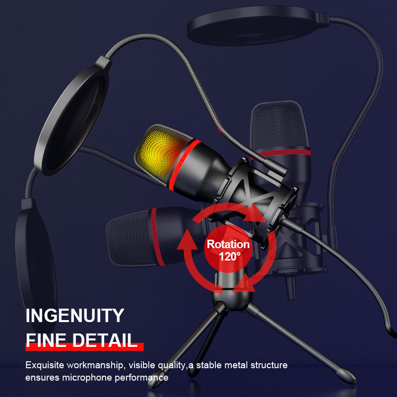 Glisten RGB Gaming Microphone