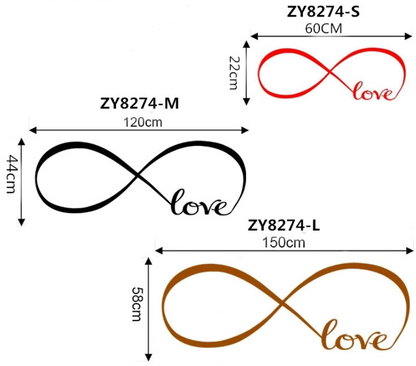 Love Wall Decal for Living Room and Bedroom Decor