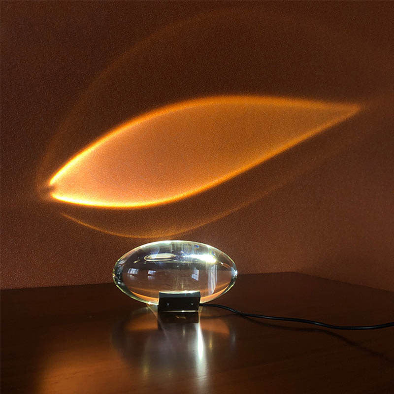 Italian Designer LED Crystal Table Lamp for Bedroom Decor