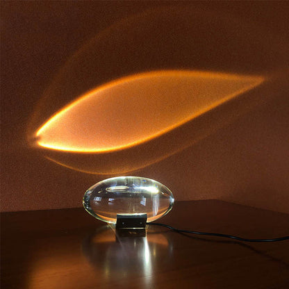 Italian Designer LED Crystal Table Lamp for Bedroom Decor
