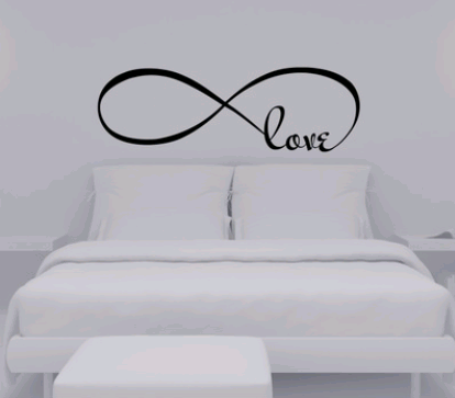 Love Wall Decal for Living Room and Bedroom Decor