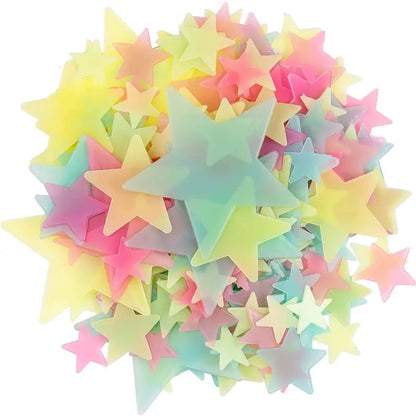 100pcs Glow in the Dark Star Stickers for Bedroom Decor