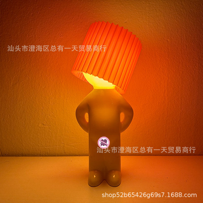 Creative MR.P Shy Table Lamp for Bedroom Decor