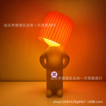 Creative MR.P Shy Table Lamp for Bedroom Decor