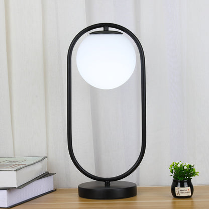 Nordic Glass Orb Atmosphere Lamp for Bedroom Decor