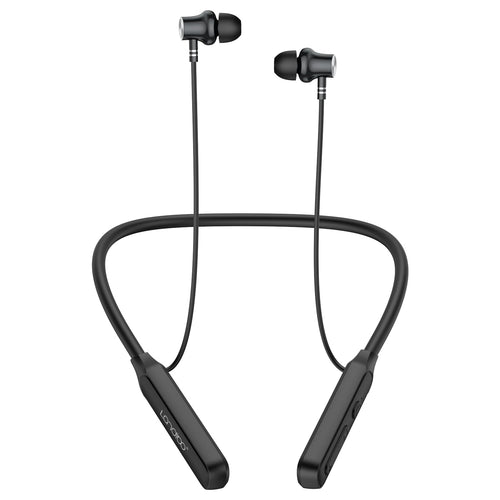 LANDIBO Wireless Earbuds Neckband，V5.2 with Microphone 35 Hours Playtime in-Ear Neckband Bluetooth Earbuds，IPX7 sweatproof deep bass is Used for Music Phone Sports. (Black)