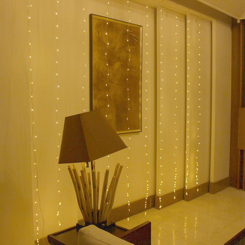 Christmas LED Curtain Lights, 3x3m Decorative Lights