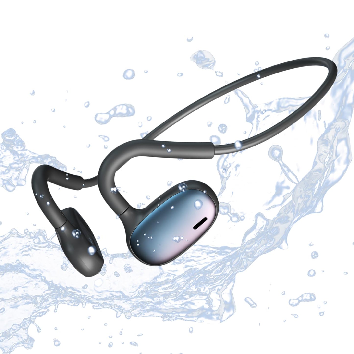 Ulian Open Ear Sports Headphones Air Conduction Bluetooth 5.3 Wireless Headset with Deep Bass Noise Canceling and Comfort Wearing IPX6 Waterproof Sports Earbuds for Gym Workout Running Cycling
