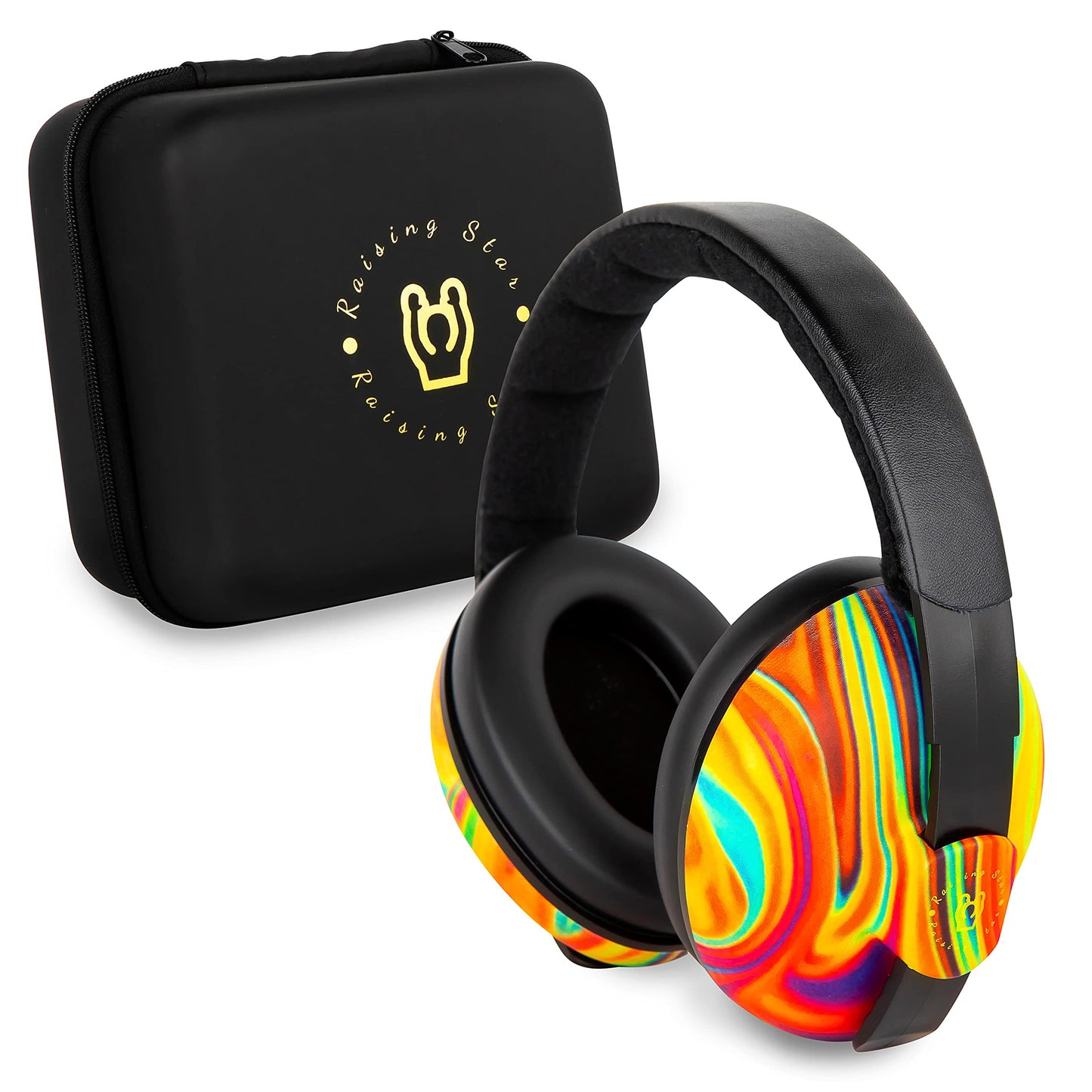 Baby Noise Cancelling Headphones - Newborn Infant & Toddler Ear Protection Noise Cancellation Ear Muffs for 3 Months to 6 Years Old - Comfortable Adjustable Kids Noise Canceling Headphones(Candy)