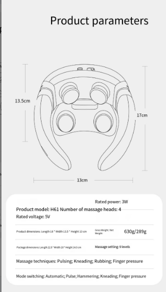Wireless Cervical Spine Massager